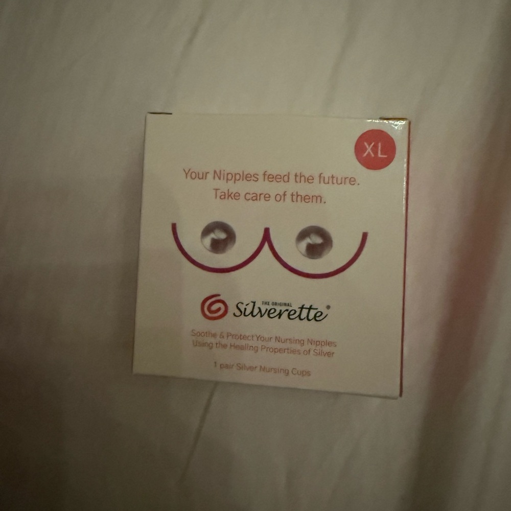 Silverette Silver Nursing Cups